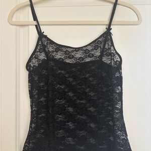 Brandy Melville Black Lace Camisole